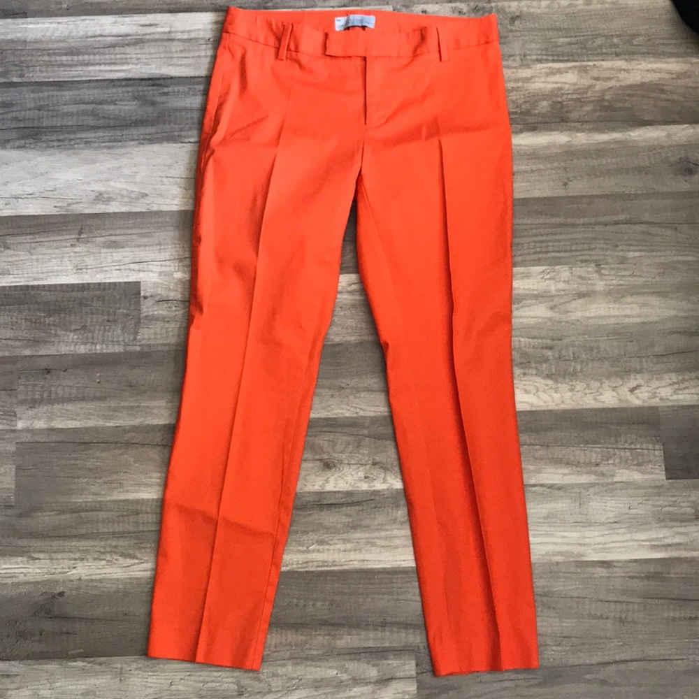 Gap Orange Slim Cropped Pants EUC Sz 2